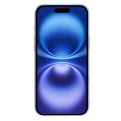 For iPhone 16 Case Shock-Absorption Hard PC Phone Cover Transparent (Precise Lens Cutouts)