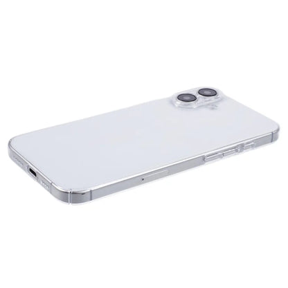 For iPhone 16 Case Shock-Absorption Hard PC Phone Cover Transparent (Precise Lens Cutouts)