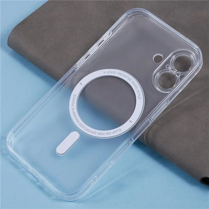 X-LEVEL For iPhone 16 Case Compatible with MagSafe Matte Tempered Glass+TPU Phone Cover