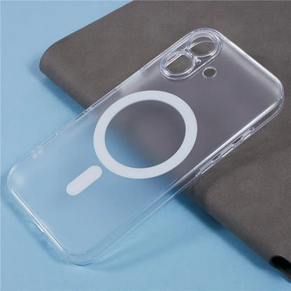 X-LEVEL For iPhone 16 Case Compatible with MagSafe Matte Tempered Glass+TPU Phone Cover
