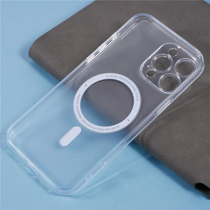 X-LEVEL For iPhone 16 Pro Max Case Compatible with MagSafe Matte Tempered Glass+TPU Phone Cover