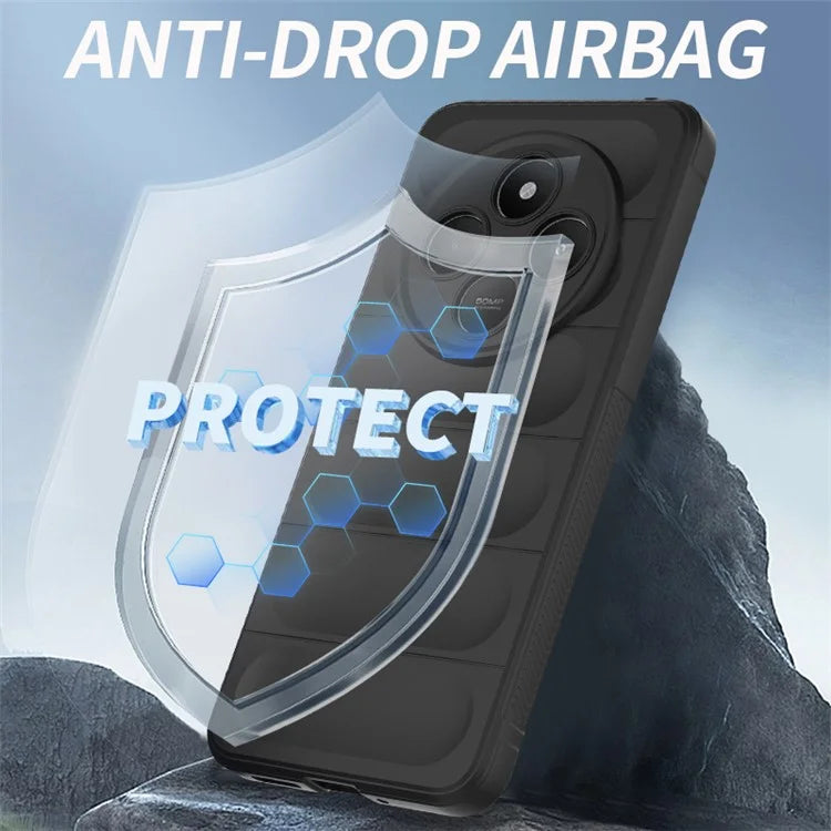 For Xiaomi Redmi 14C 4G Case Anti-Drop Soft TPU Rugged Phone Back Cover