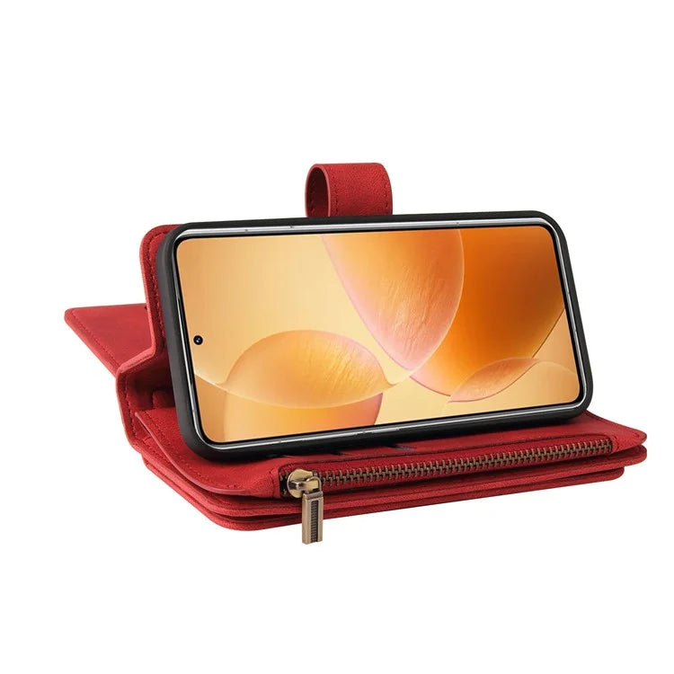 For Xiaomi 14T Pro Phone Case Zipper Wallet Leather Stand Cover