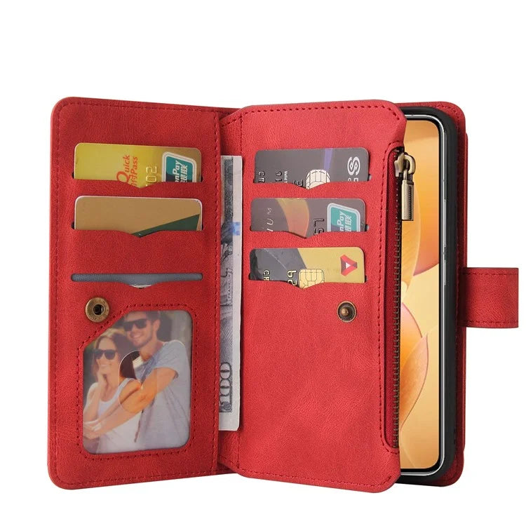 For Xiaomi 14T Pro Phone Case Zipper Wallet Leather Stand Cover