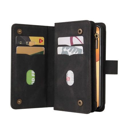 For Xiaomi 14T Pro Phone Case Zipper Wallet Leather Stand Cover