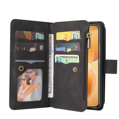 For Xiaomi 14T Pro Phone Case Zipper Wallet Leather Stand Cover