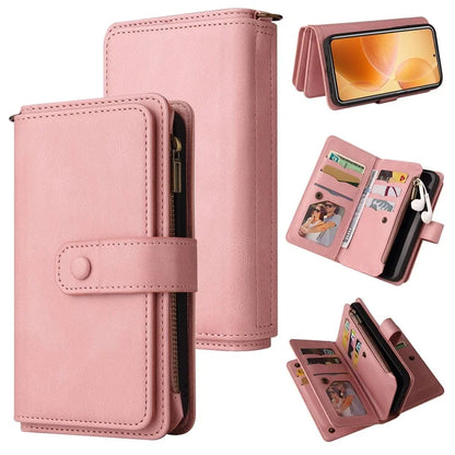 For Xiaomi 14T Pro Phone Case Zipper Wallet Leather Stand Cover
