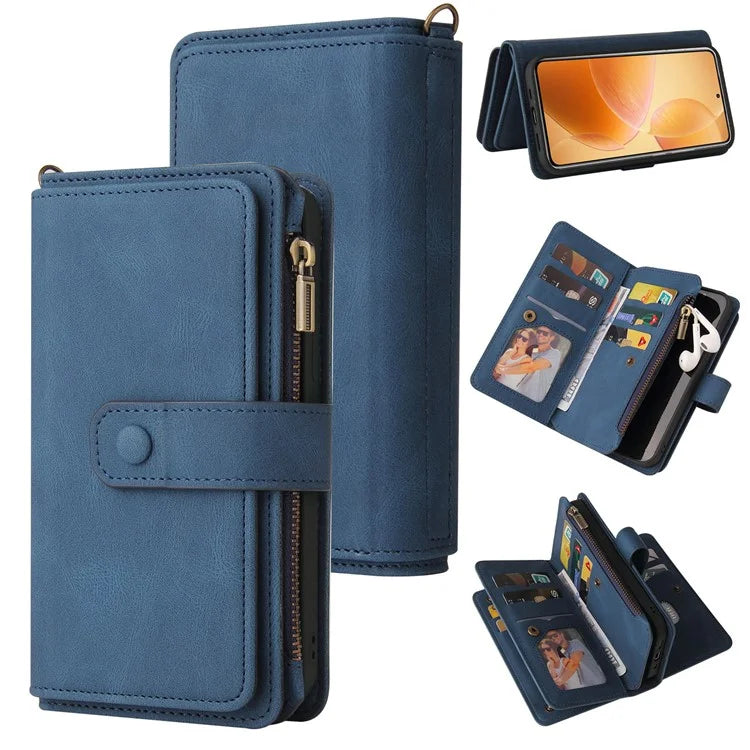 For Xiaomi 14T Pro Phone Case Zipper Wallet Leather Stand Cover