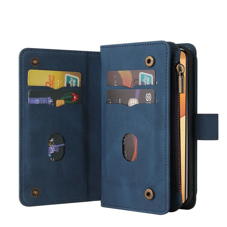 For Xiaomi 14T Pro Phone Case Zipper Wallet Leather Stand Cover