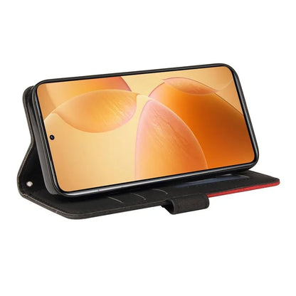 KT Leather Series-1 For Xiaomi 14T Pro Leather Case Color Splicing Phone Cover Wallet Stand