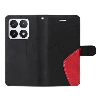 KT Leather Series-1 For Xiaomi 14T Pro Leather Case Color Splicing Phone Cover Wallet Stand