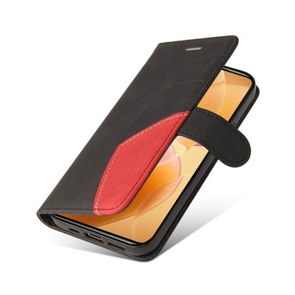 KT Leather Series-1 For Xiaomi 14T Pro Leather Case Color Splicing Phone Cover Wallet Stand