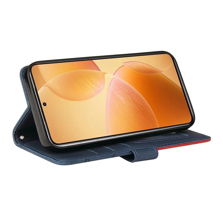KT Leather Series-1 For Xiaomi 14T Pro Leather Case Color Splicing Phone Cover Wallet Stand