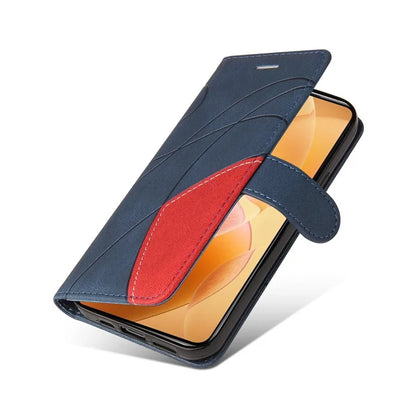 KT Leather Series-1 For Xiaomi 14T Pro Leather Case Color Splicing Phone Cover Wallet Stand