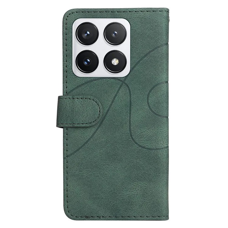 KT Leather Series-1 For Xiaomi 14T Pro Leather Case Color Splicing Phone Cover Wallet Stand