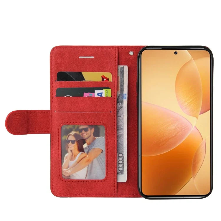 KT Leather Series-1 For Xiaomi 14T Pro Leather Case Color Splicing Phone Cover Wallet Stand
