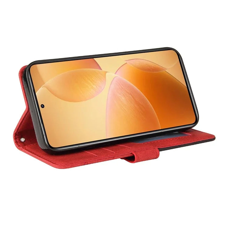 KT Leather Series-1 For Xiaomi 14T Pro Leather Case Color Splicing Phone Cover Wallet Stand