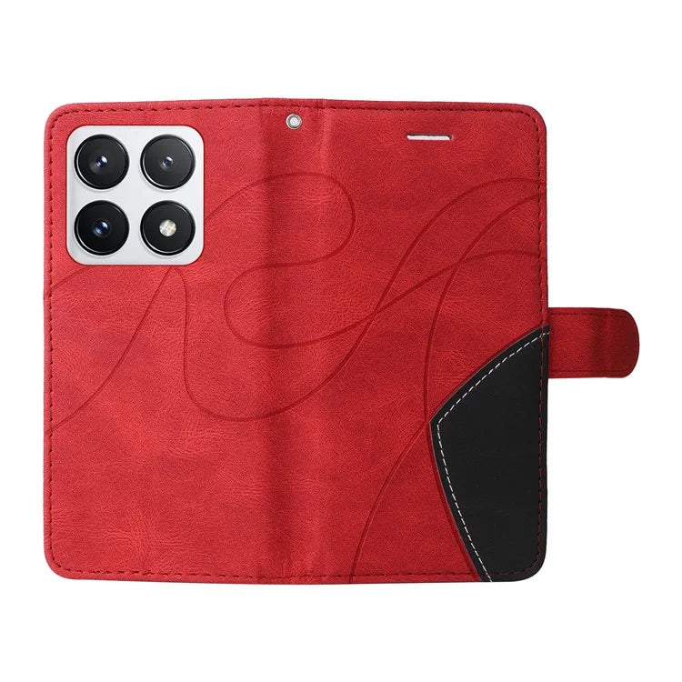 KT Leather Series-1 For Xiaomi 14T Pro Leather Case Color Splicing Phone Cover Wallet Stand
