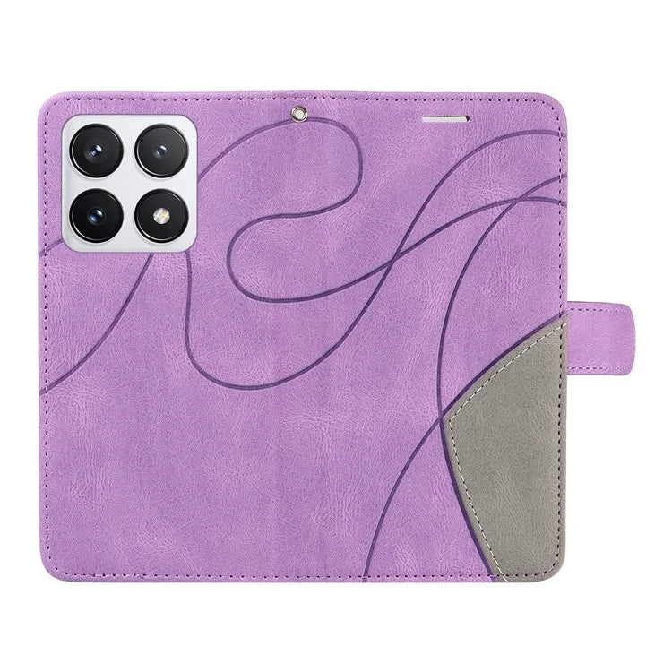 KT Leather Series-1 For Xiaomi 14T Pro Leather Case Color Splicing Phone Cover Wallet Stand
