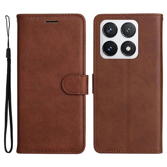 KT Leather Series-2 for Xiaomi 14T Pro Case Solid Color Leather Phone Cover Wallet Stand