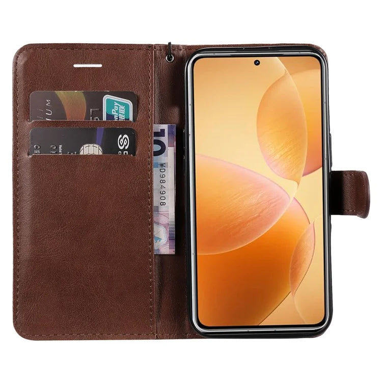 KT Leather Series-2 for Xiaomi 14T Pro Case Solid Color Leather Phone Cover Wallet Stand