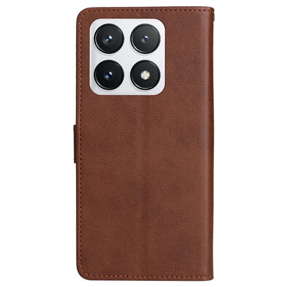 KT Leather Series-2 for Xiaomi 14T Pro Case Solid Color Leather Phone Cover Wallet Stand