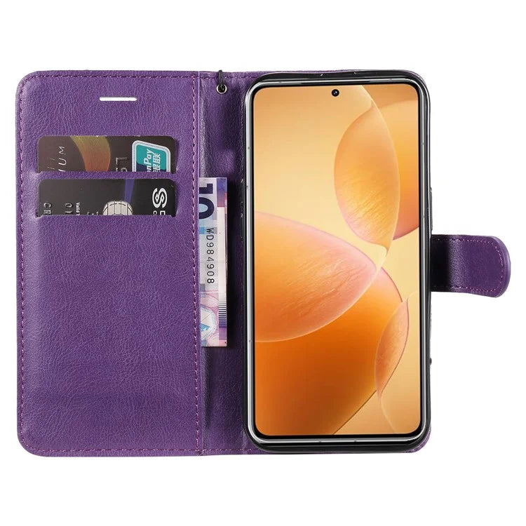 KT Leather Series-2 for Xiaomi 14T Pro Case Solid Color Leather Phone Cover Wallet Stand