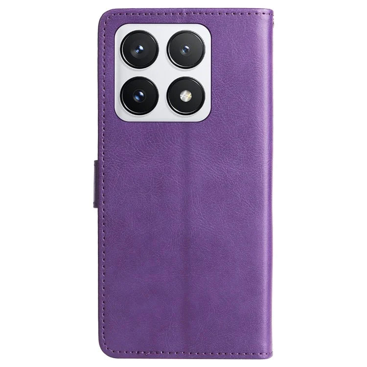 KT Leather Series-2 for Xiaomi 14T Pro Case Solid Color Leather Phone Cover Wallet Stand