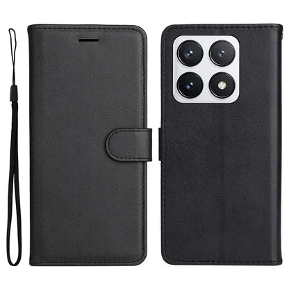 KT Leather Series-2 for Xiaomi 14T Pro Case Solid Color Leather Phone Cover Wallet Stand