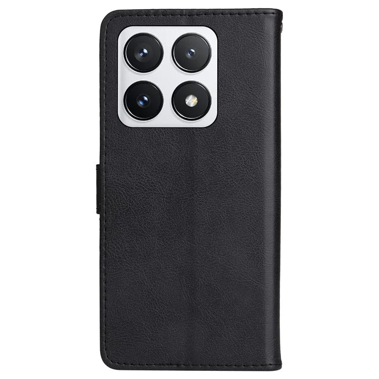 KT Leather Series-2 for Xiaomi 14T Pro Case Solid Color Leather Phone Cover Wallet Stand