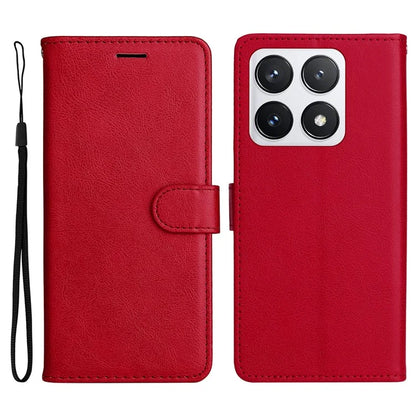 KT Leather Series-2 for Xiaomi 14T Pro Case Solid Color Leather Phone Cover Wallet Stand