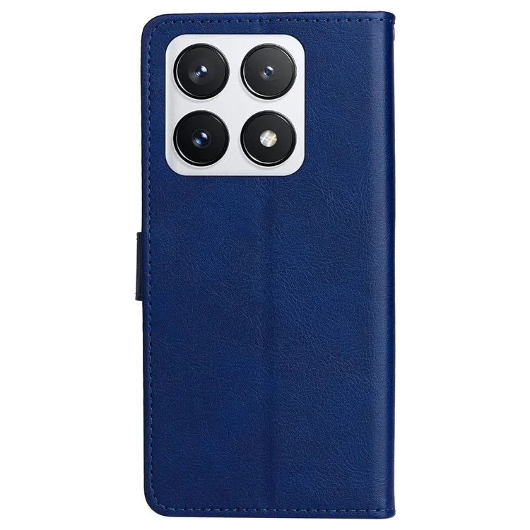 KT Leather Series-2 for Xiaomi 14T Pro Case Solid Color Leather Phone Cover Wallet Stand