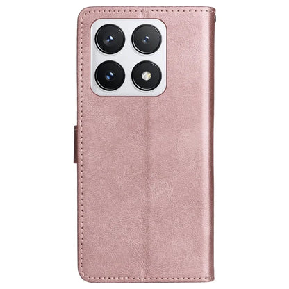 KT Leather Series-2 for Xiaomi 14T Pro Case Solid Color Leather Phone Cover Wallet Stand