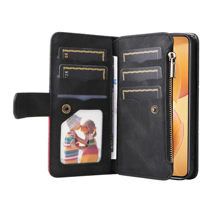 KT Multi-Function Series-5 For Xiaomi 14T Pro Case Zipper Wallet Leather Phone Cover Stand