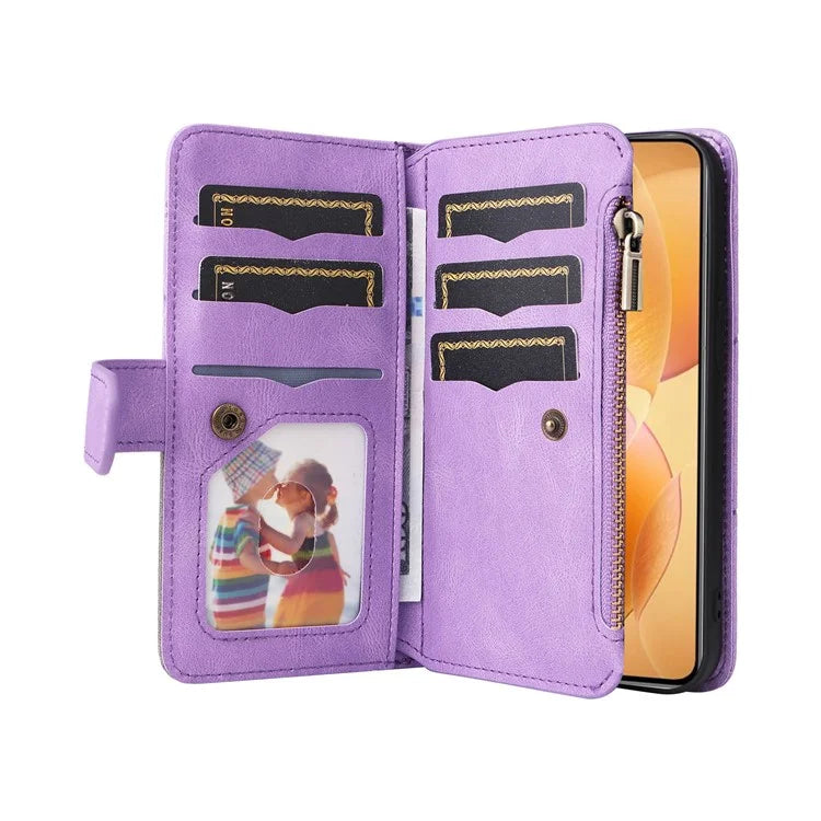 KT Multi-Function Series-5 For Xiaomi 14T Pro Case Zipper Wallet Leather Phone Cover Stand