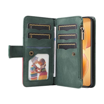 KT Multi-Function Series-5 For Xiaomi 14T Pro Case Zipper Wallet Leather Phone Cover Stand
