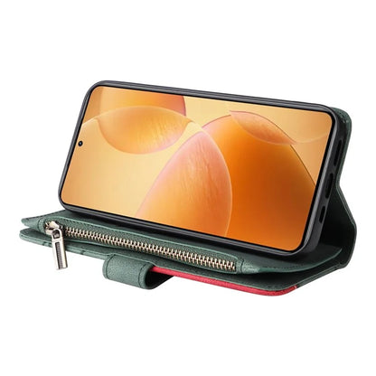 KT Multi-Function Series-5 For Xiaomi 14T Pro Case Zipper Wallet Leather Phone Cover Stand