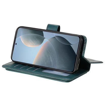 KT Multi-Functional Series-1 For Xiaomi 14T Pro Case 10 Card Holder Leather Phone Cover Stand