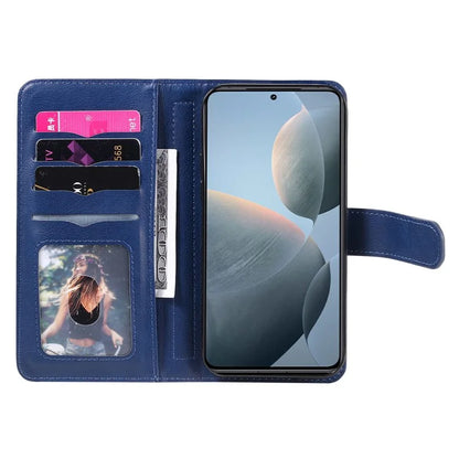 KT Multi-Functional Series-1 For Xiaomi 14T Pro Case 10 Card Holder Leather Phone Cover Stand