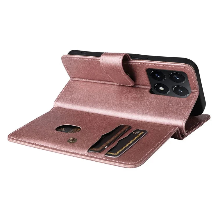 KT Multi-Functional Series-1 For Xiaomi 14T Pro Case 10 Card Holder Leather Phone Cover Stand