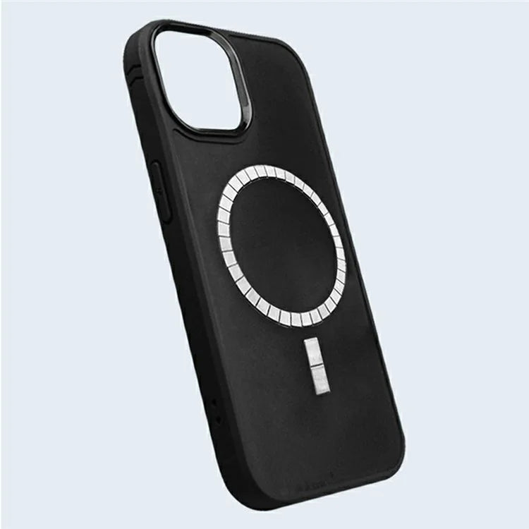 10Pcs / Pack For iPhone 16 Pro Case Compatible with MagSafe Heat Transfer Printing PC+TPU DIY Phone Cover