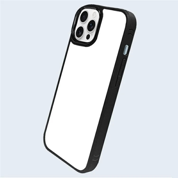 10Pcs / Pack For iPhone 16 Pro Case Compatible with MagSafe Heat Transfer Printing PC+TPU DIY Phone Cover