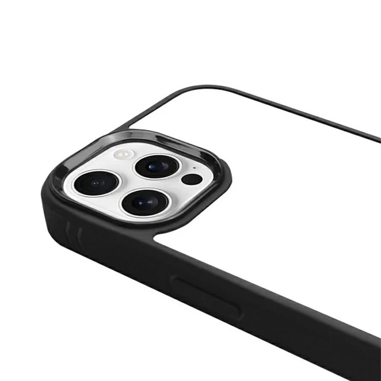 10Pcs / Pack For iPhone 16 Pro Max Case Compatible with MagSafe Heat Transfer Printing PC+TPU DIY Phone Cover