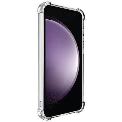 IMAK UX-4 Series for Samsung Galaxy S23 FE Case Straight Frame Four Corner Shockproof Clear TPU Cover