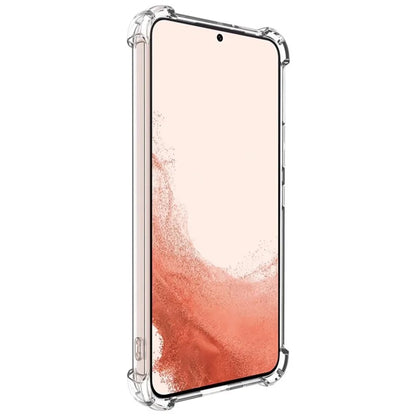 IMAK UX-4 Series for Samsung Galaxy S22+ 5G Case Straight Frame Four Corner Shockproof Clear TPU Cover