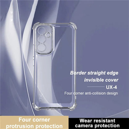 IMAK UX-4 Series for Samsung Galaxy A54 5G Case Straight Frame Four Corner Shockproof Clear TPU Cover