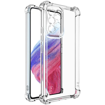 IMAK UX-4 Series for Samsung Galaxy A53 5G Case Straight Frame Four Corner Shockproof Clear TPU Cover