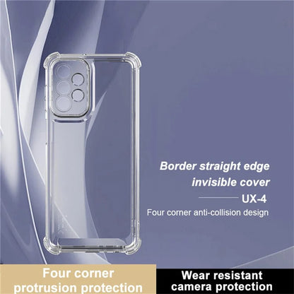IMAK UX-4 Series for Samsung Galaxy A23 4G / A23 5G (Global Version) Case Straight Frame Four Corner Shockproof Clear TPU Cover