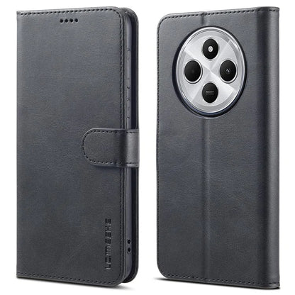 LC.IMEEKE For Xiaomi Redmi 14C 4G Case Calf Texture PU Leather Stand Wallet Phone Cover