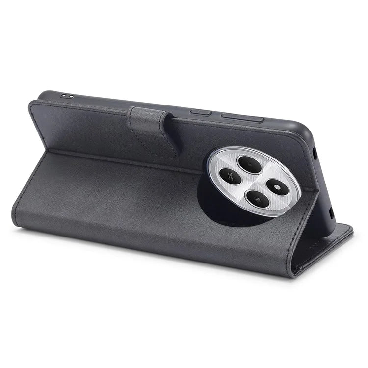 LC.IMEEKE For Xiaomi Redmi 14C 4G Case Calf Texture PU Leather Stand Wallet Phone Cover